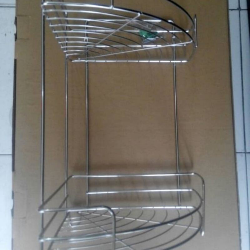 Rak Sabun Dan Rak Dapur 2 Tingkat A082 Full Stainless Steel