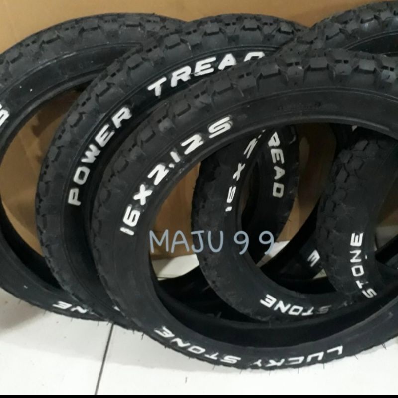 Ban Luar Sepeda 16 x 2.125 Lipat Bmx Lucky Stone