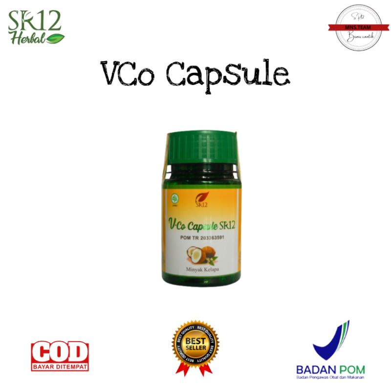 Vco kapsul sr12 isi 100 kapsul herbal