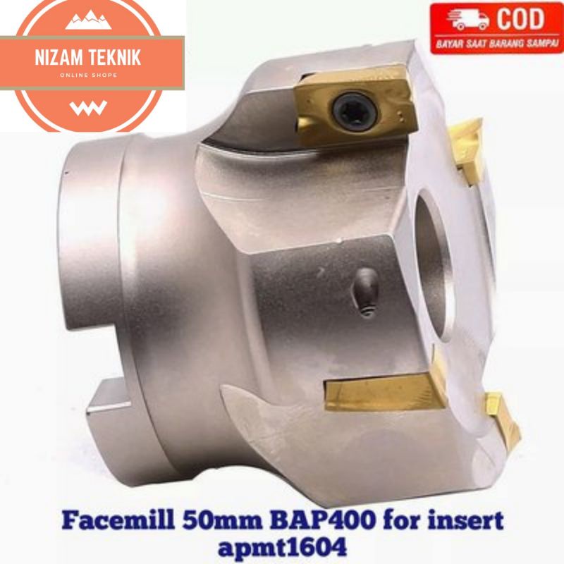 facemill BAP400R 50mm FMB22 apmt16 cocok untuk MT2 MT3 MT4 R8 NT30NT40 C20 C25
