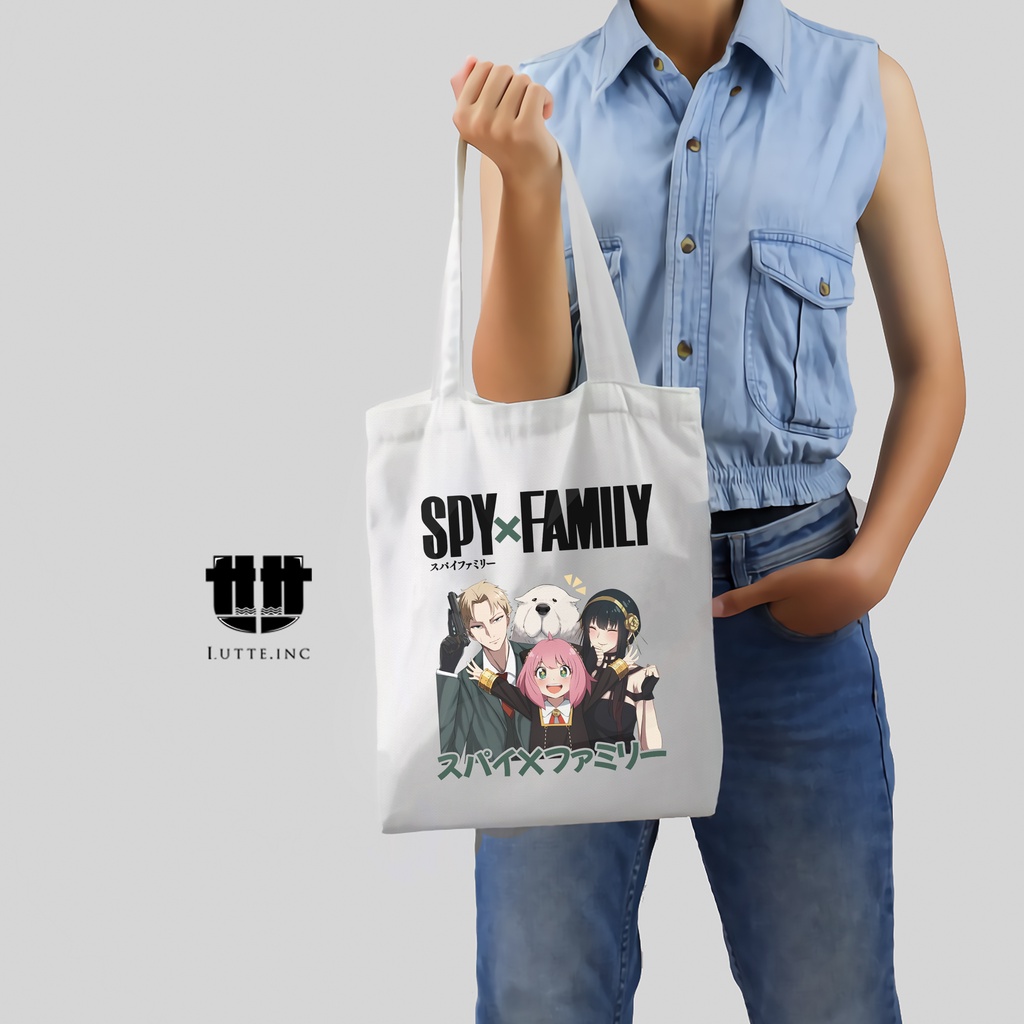 NEW Spy X Family Tote bag Anime ToteBag Kanvas Premium TasTote bag Laptop