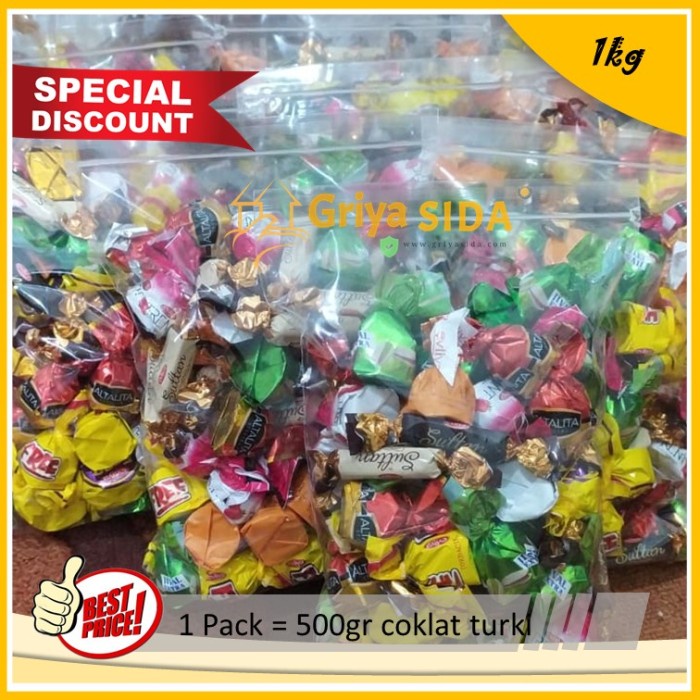 

Coklat Arab - Coklat Turki 500Gr Mix Turkey Arab Coklat Nikmat Hemat Original Promo!