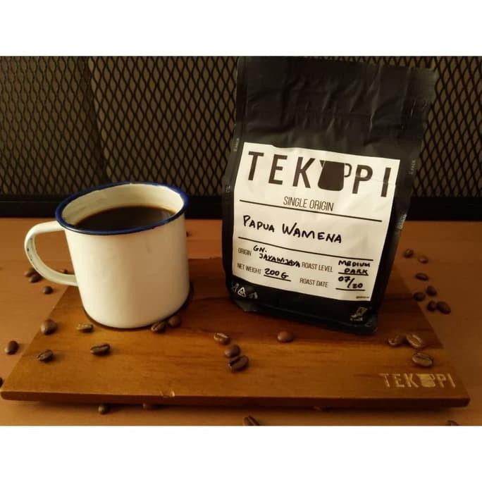 

Kopi Arabika Papua Wamena 200g Biji TEKOPI Arabica Coffee Beans