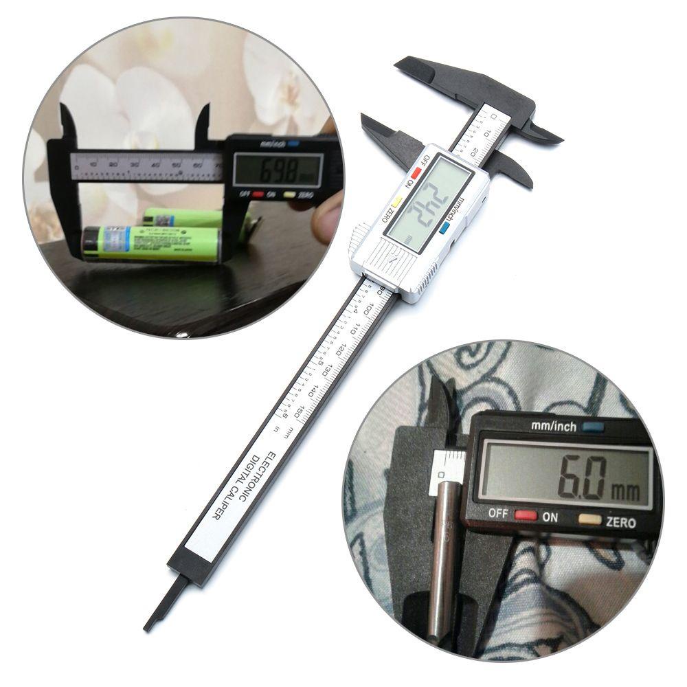 Pineapple 6inch Vernier Calipers Mini Pengukur Elektronik LCD Digital