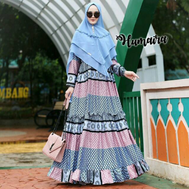 Gamis Set Bilqish Syari by Humaira