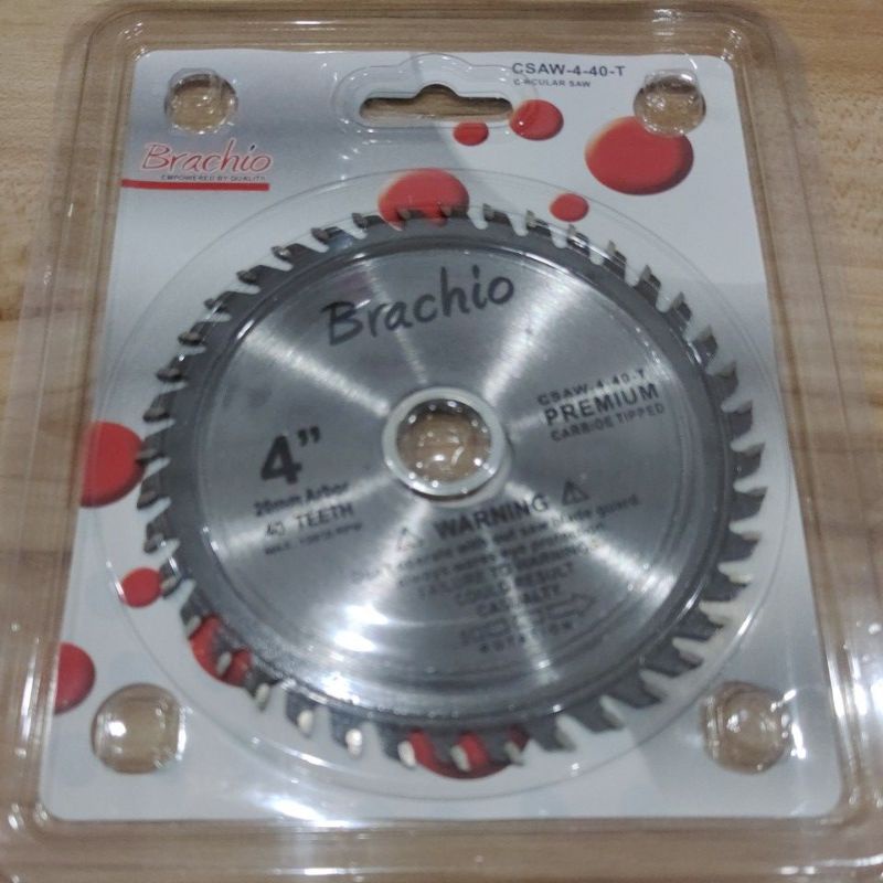 mata potong kayu 4&quot;x40T brachio / Saw Blade 4&quot;x40T brachio