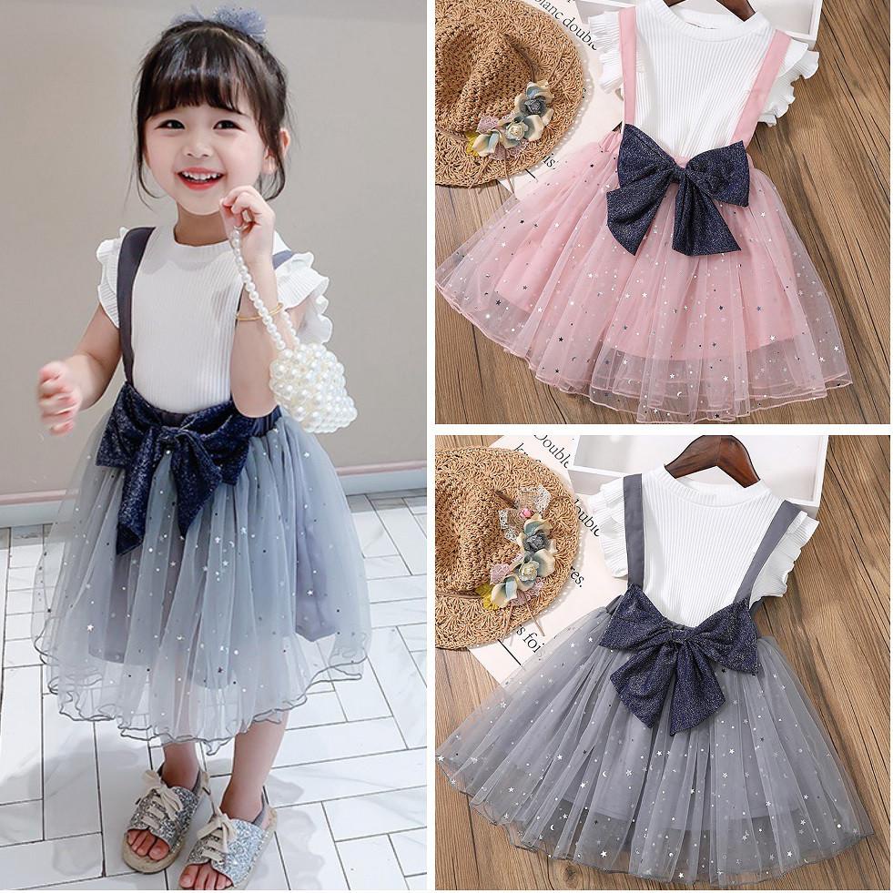 DR2-Dress Gaun Anak Perempuan Import  Bowie R40Q