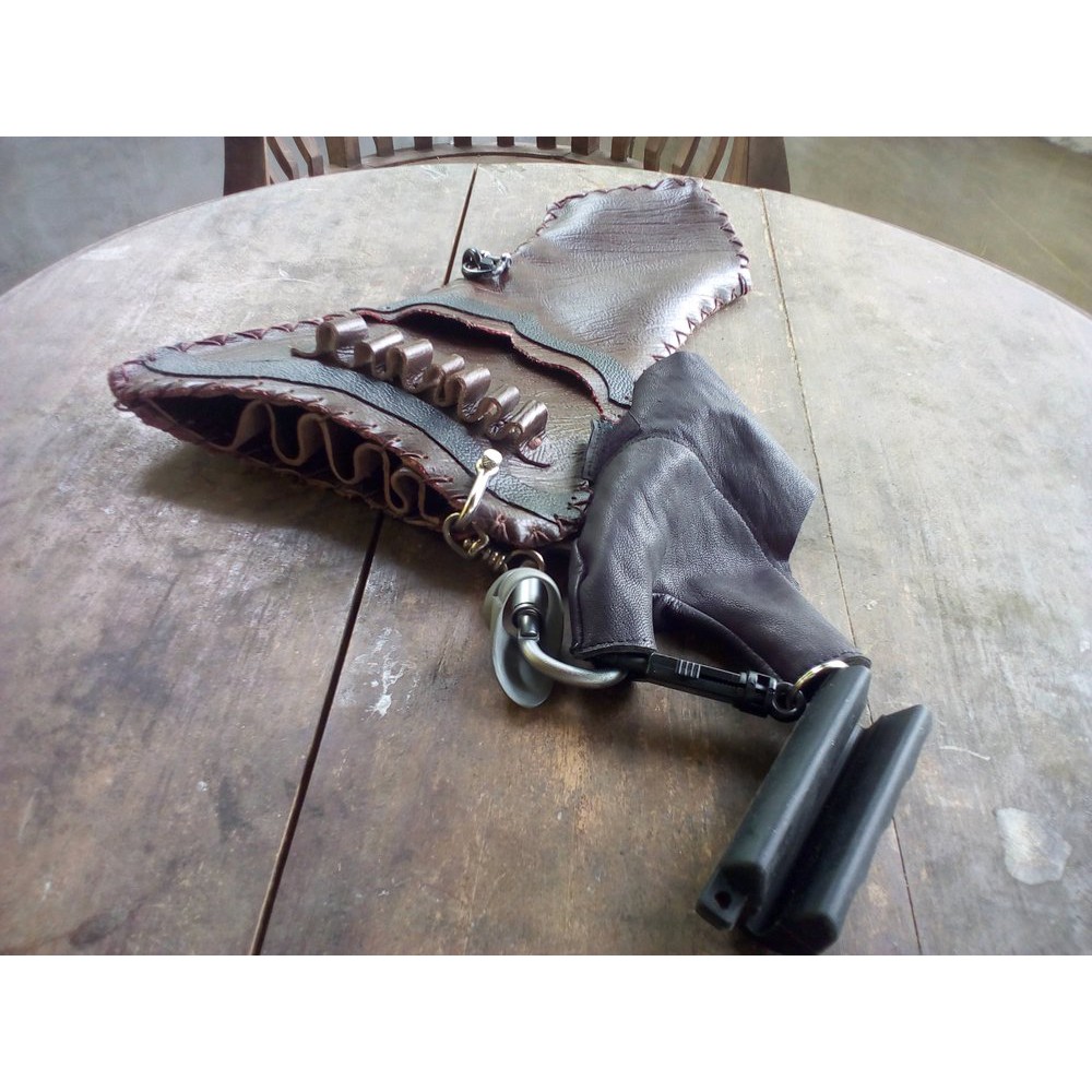 Quiver tas anak panah Kulit sapi anti jatuh