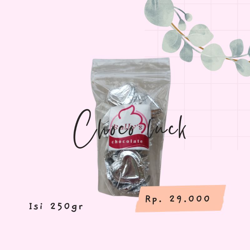 

choco luck coklat keping coklat compound coklat karakter coklat hias kue coklat