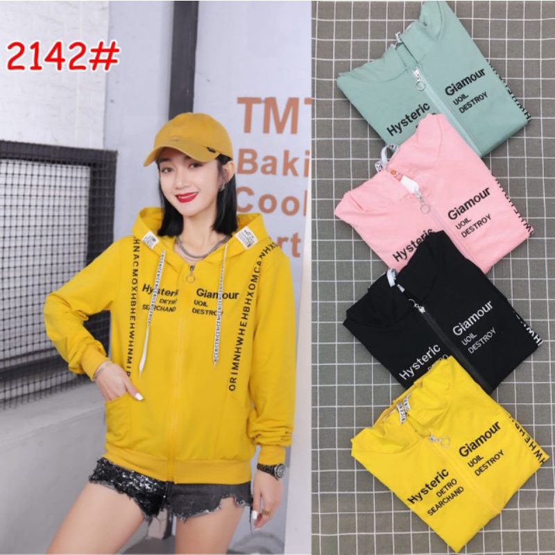 JACKET WANITA MF / BAHAN KAOS IMPORT/ seri hysteri gianmour