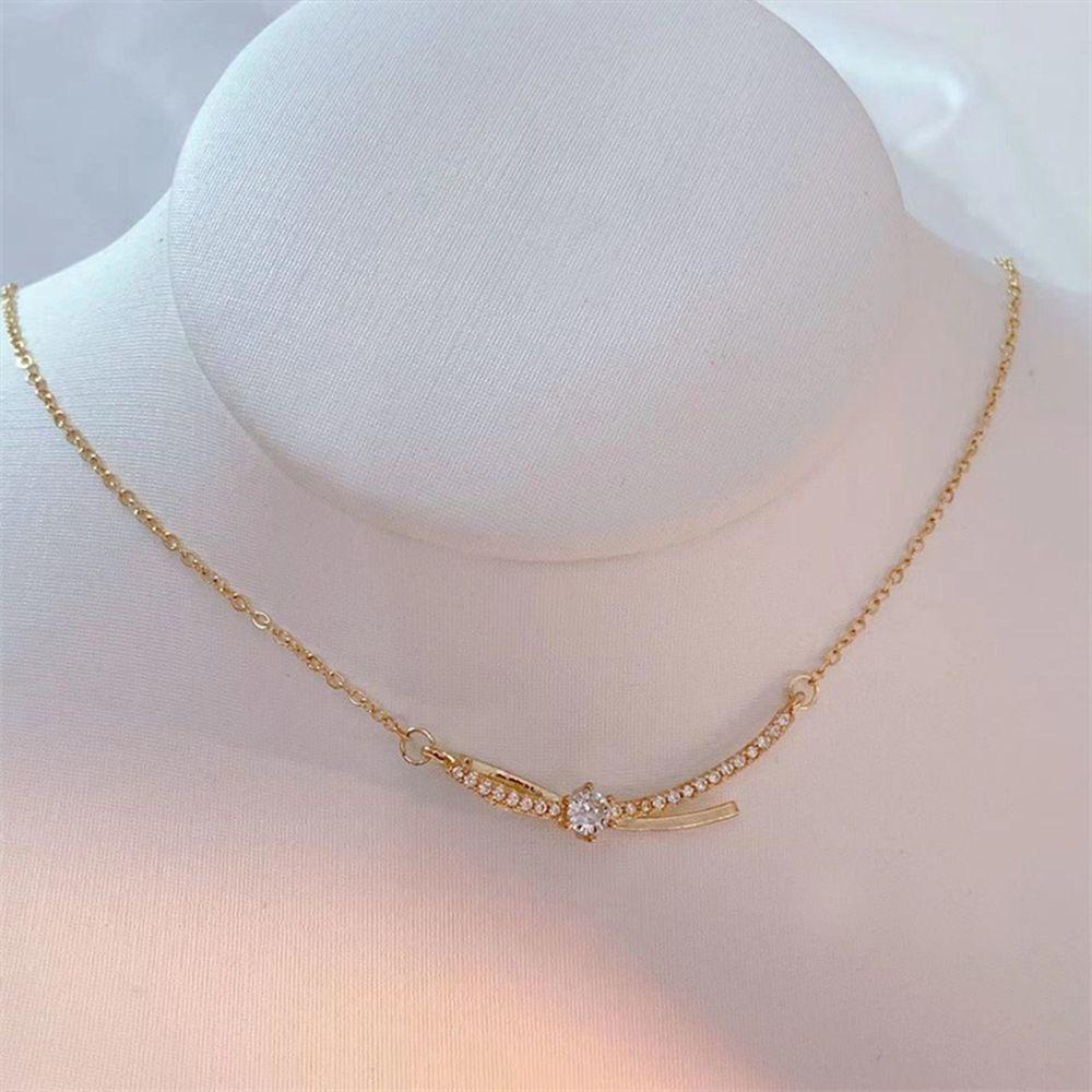 Mxbeauty Wanita Kalung Emas Indah Perhiasan Fashion Pacar Hadiah Liontin Kalung