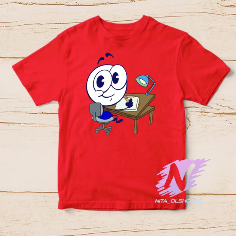 baju anak kaos anak karakter pencilmation series tv kartun