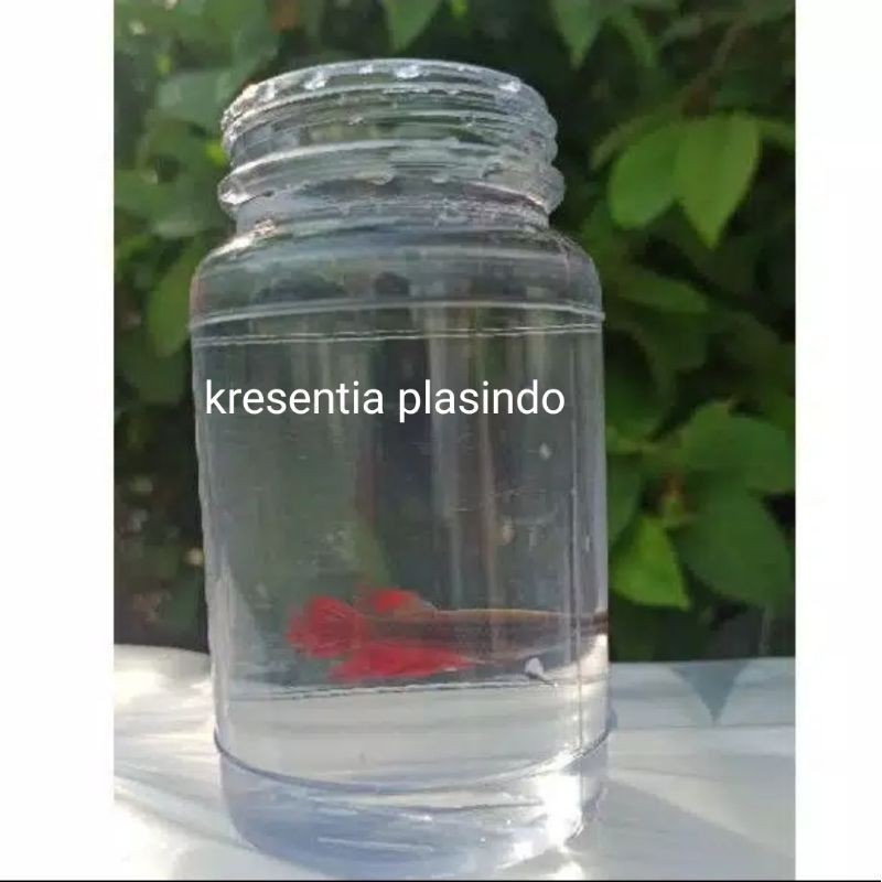 BOTOL PLASTIK IKAN CUPANG 300 ML TEBAL /PER 12 PC