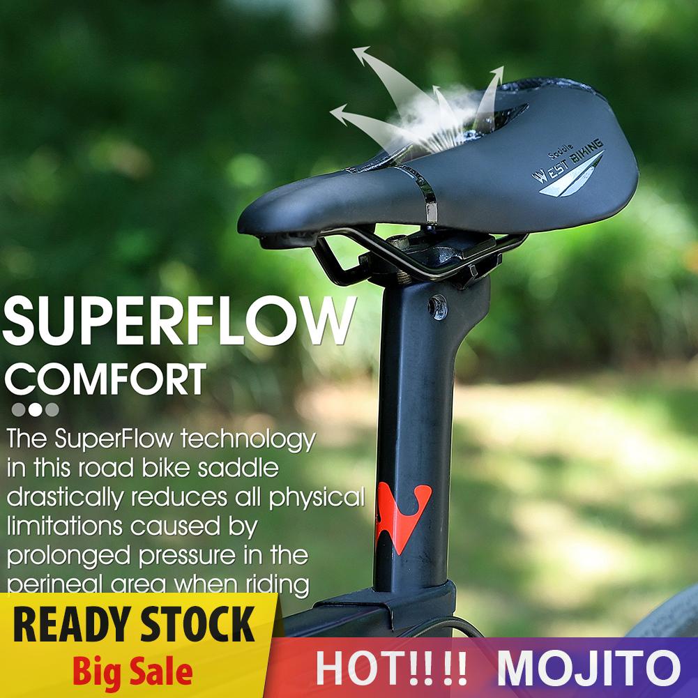 Sadel Sepeda Mtb Model Hollow Elastis Shockproof