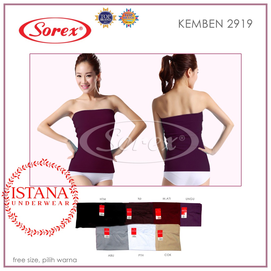 Bralette bh Kemben SOREX rajut model panjang