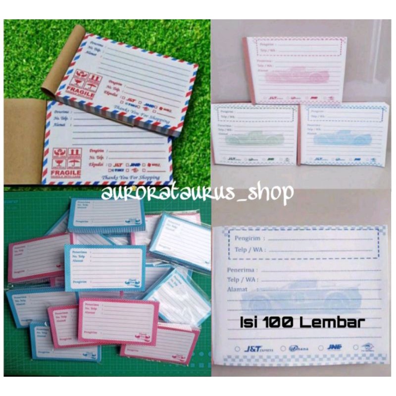 

Label Untuk Pengiriman Paket Shipping Olshop Isi 100 Lembar