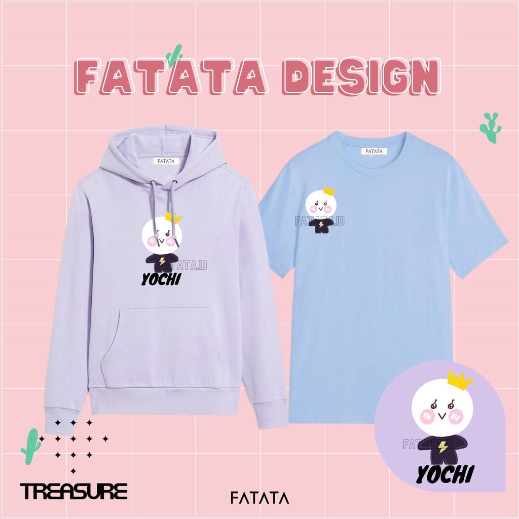 BAJU KPOP IDOL TREASURE TRUZ YOCHI YOSHI - HOODIE KAOS SWEATER ZIPPER TREASURE