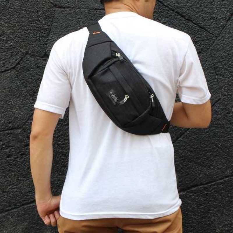 Tas Salempang Pria Waist Bag Slingbag Distro Premium Original