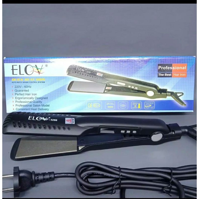 ELOV Catok / Catokan Pelurus Rambut Elov Biru 5288