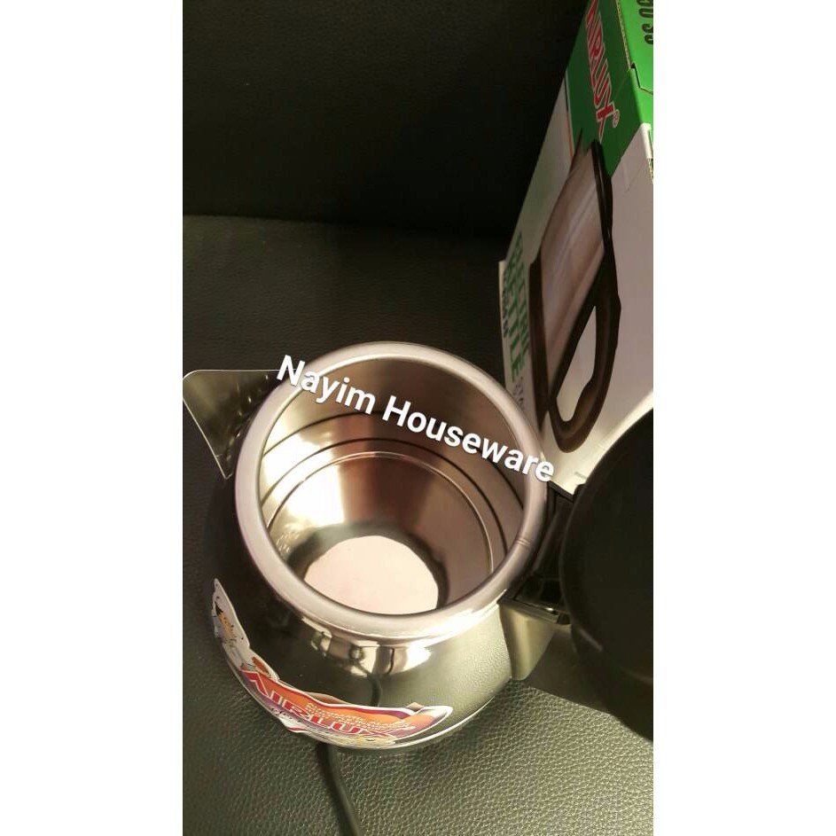 NEW Electric Stainless Kettle Airlux 1,5 liter - Teko Ceret Listrik Airlux TERBATAS