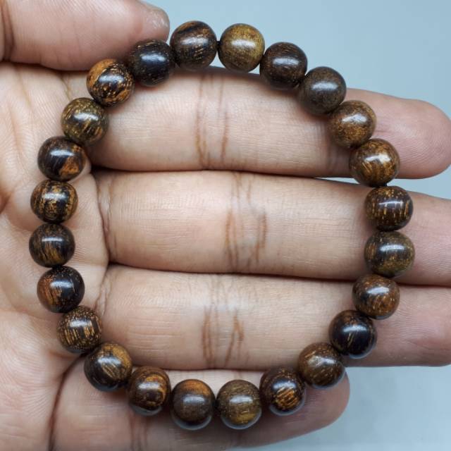 Gelang Kayu Gaharu Super 8mm Asli - Gelang Gaharu