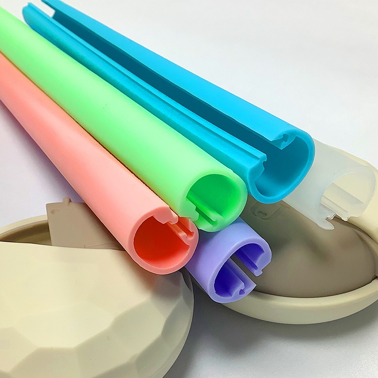 Sedotan Silikon 3 size pilihan - Silicone Straw Lipat Buka Tutup