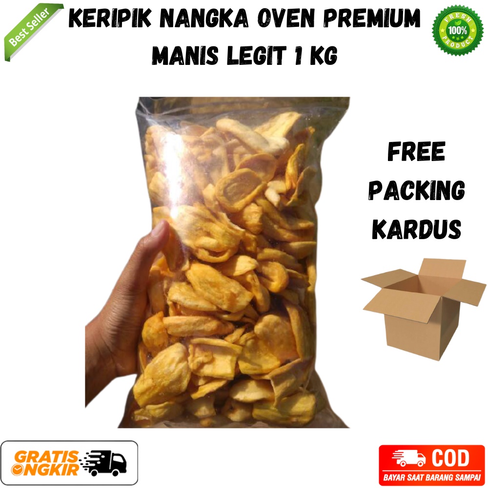 

KERIPIK NANGKA OVEN 1 KG RENYAH MANIS PRODUKSI LIMPUNG BATANG