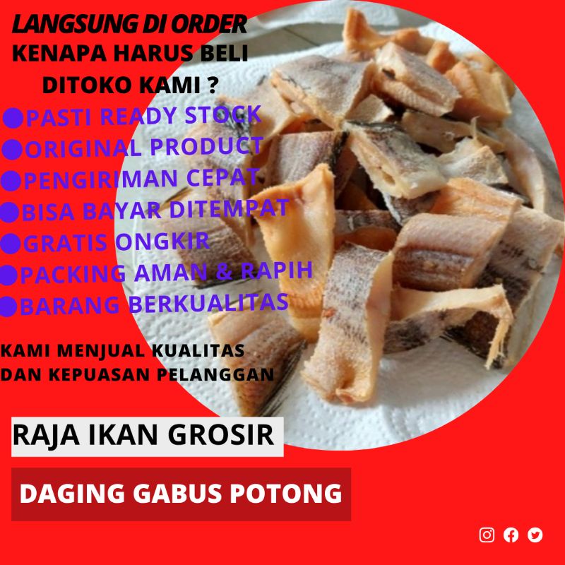 

IKAN ASIN DAGING GABUS 250 GRAM