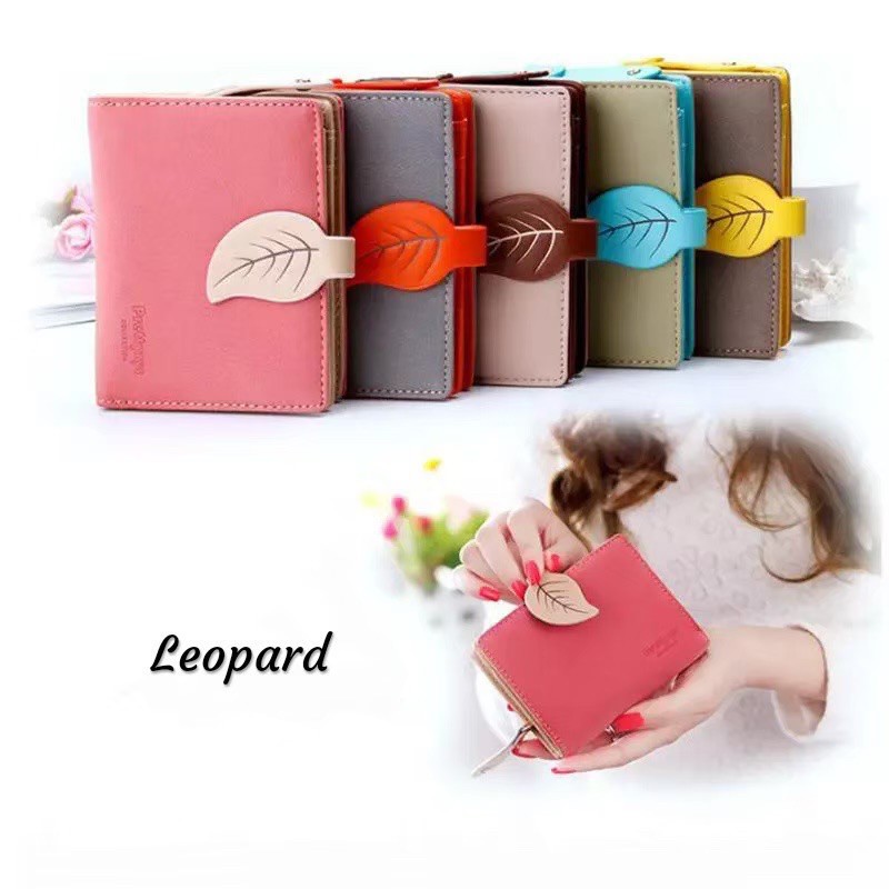 dompet daun size mini /dompet wanita/dompet murah