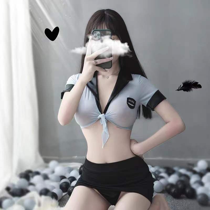 Lingerie Kostum Polisi Wanita Sexy Costumes Police Set Lingerie 8272