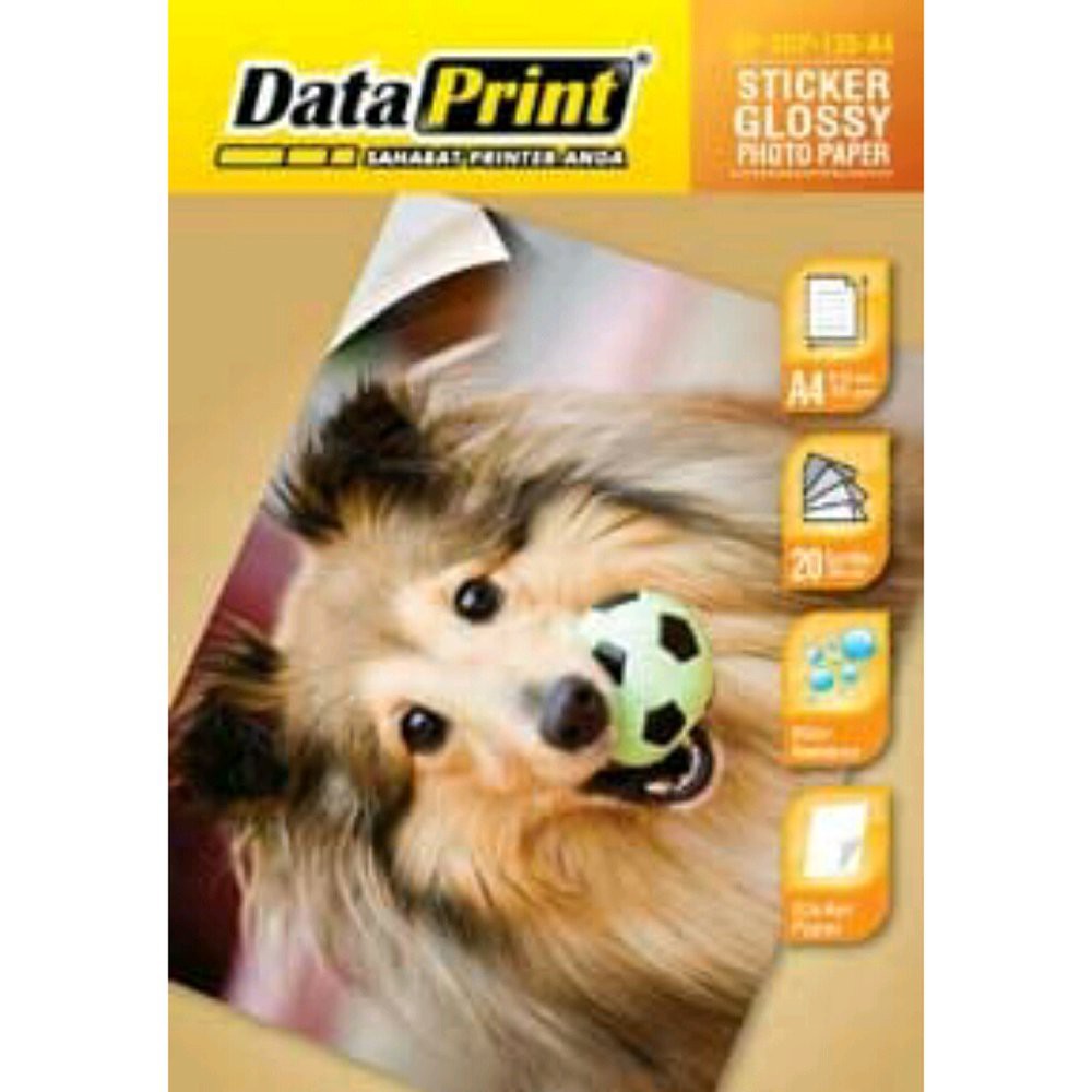 

Promo Kertas Foto Data Print Sticker - Stiker Glossy Photo Paper A4 135 gr Murah