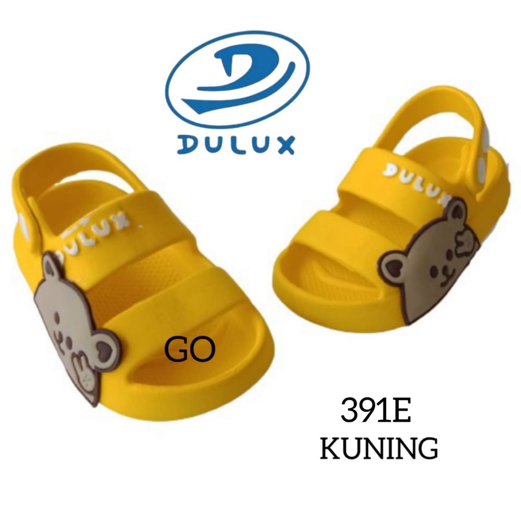 BB DULUX 391E BEAR Sandal Anak Laki-laki Bandua Tali Belakang Model Lucu Bear