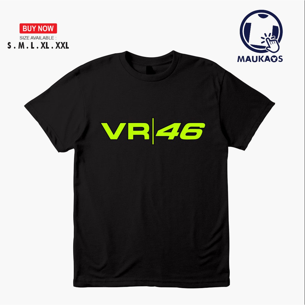 dESTROKU Kaos Baju Motogp VALENTINA ROSSI VR 46 Kaos Otomotif