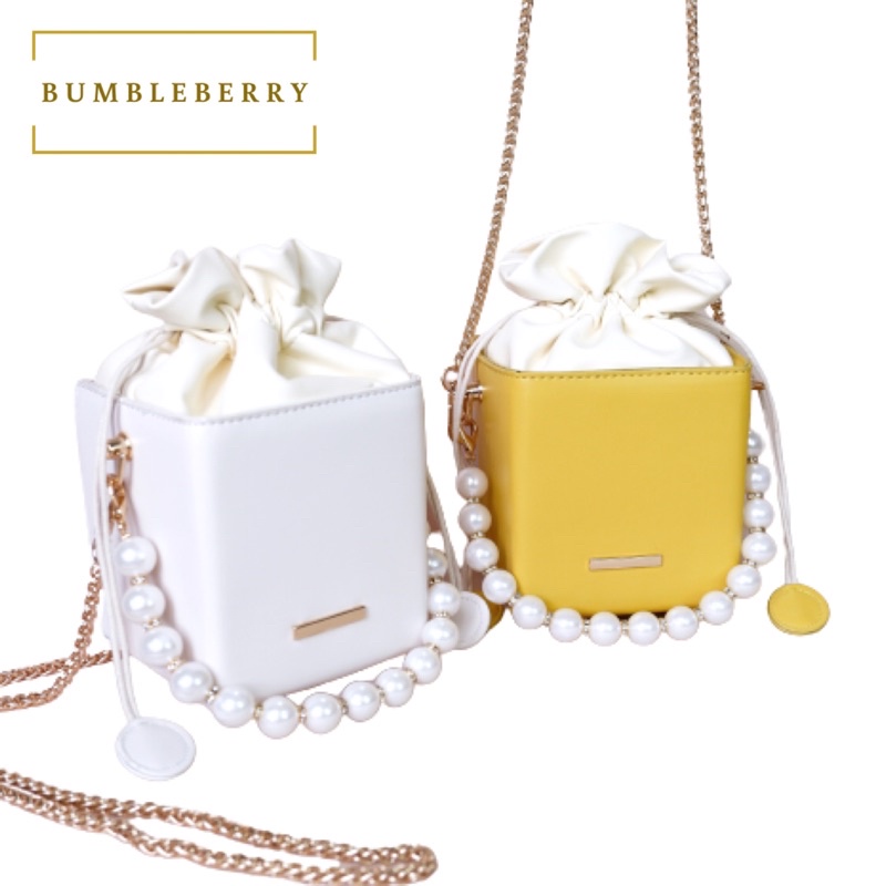 Bumbleberry - Naomie Bag Tas Kotak Selempang Wanita Tas Serut Premium Quality Import