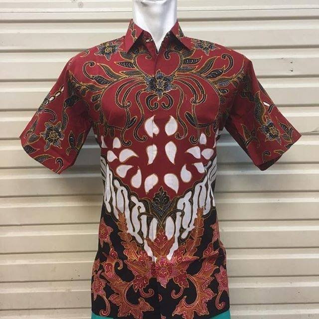 Hem batik tulis pria