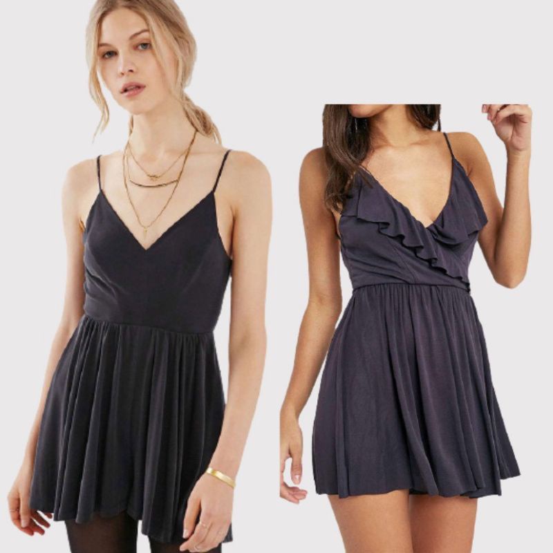 URBAN OUTFITTERS Vanessa Playsuit Terusan Wanita Banyak Varian Branded Original