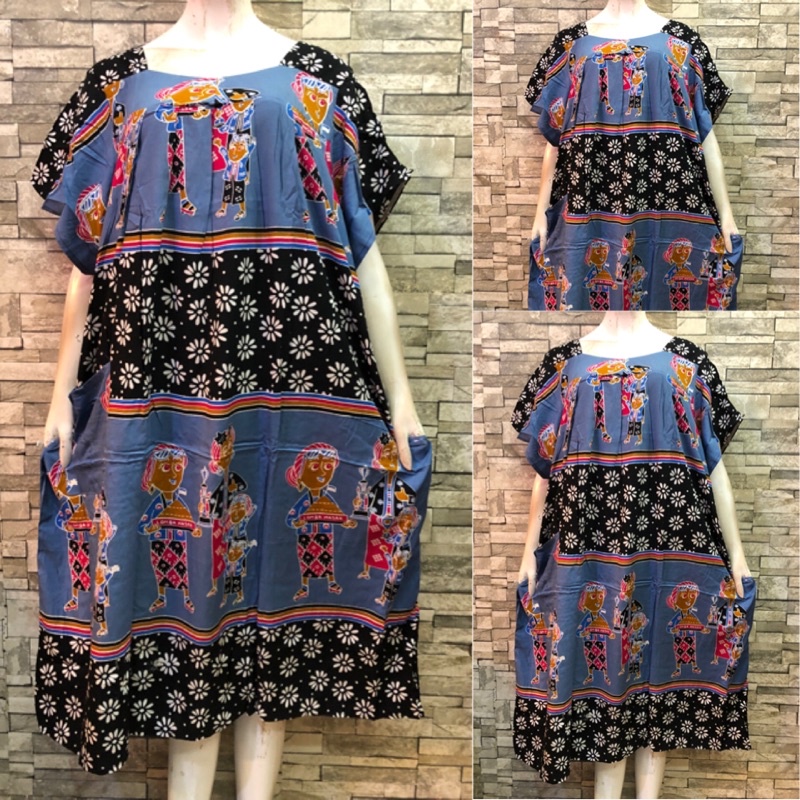 LD 150 BIG SIZE HENGKY SIKAK | DASTER HENGKY JUMBO | DASTER BATIK SUPER JUMBO | DASTER HENGKY SIKAK-4. Grey