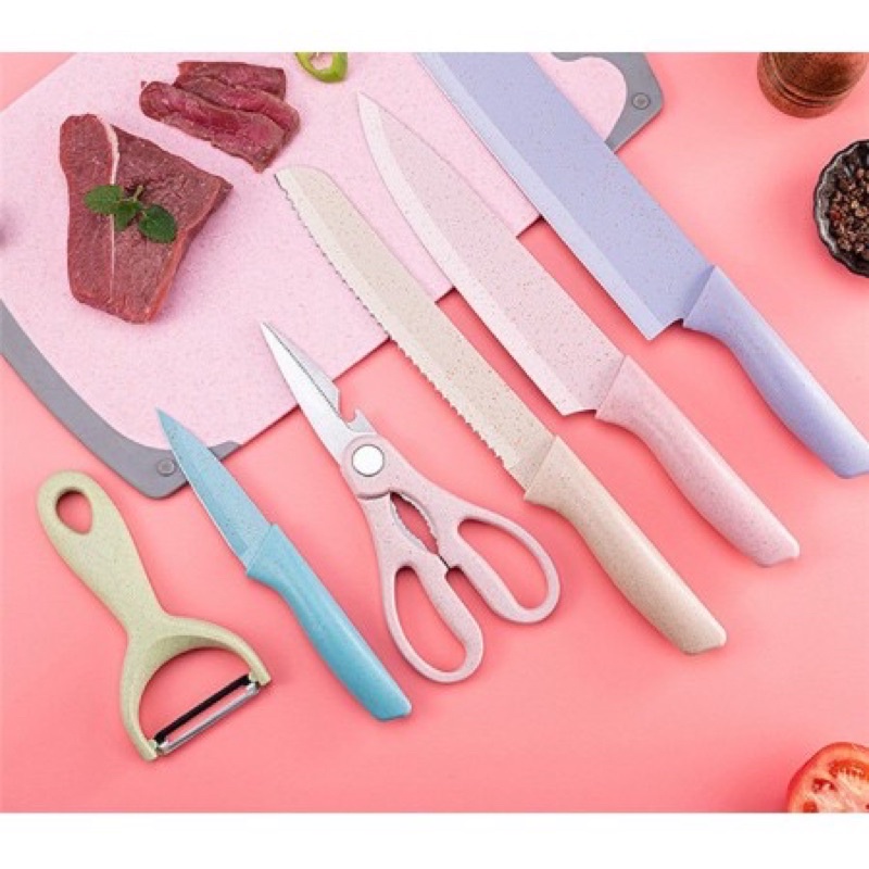 Pisau Set jerami EAEAABCH Isi 6pcs