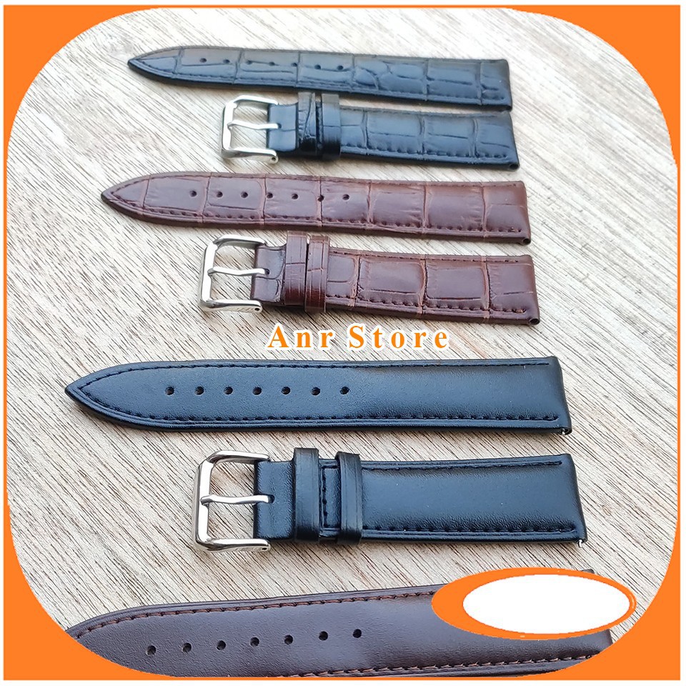 Tali Jam Tangan Kulit Quick Release 20 mm 22 mm Genuine Leather