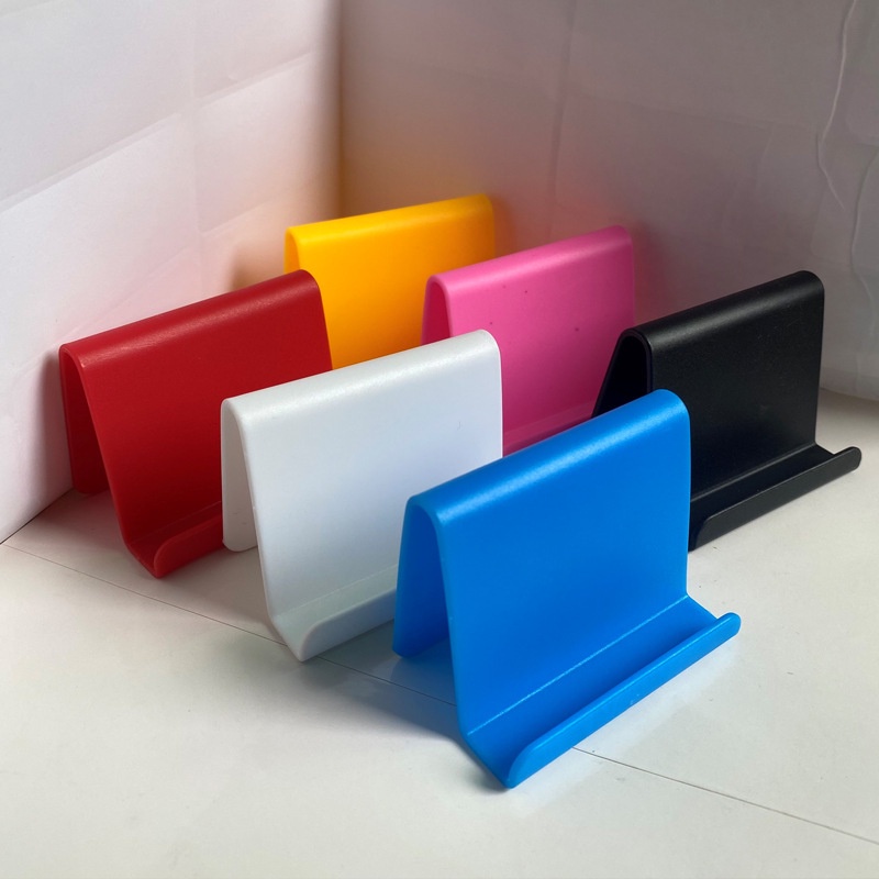 1Pc Random Color Plastic Desktop Phone Holder / Portable Tablet Mobile Phone Stand