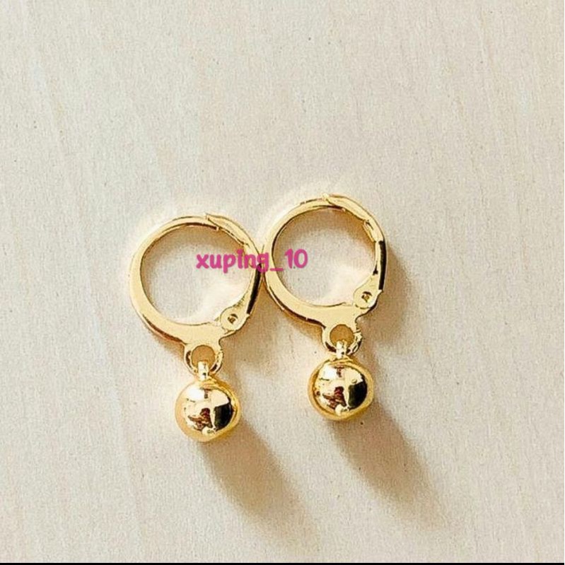 Perhiasan Xuping Anting Anak Model Bumi Gold