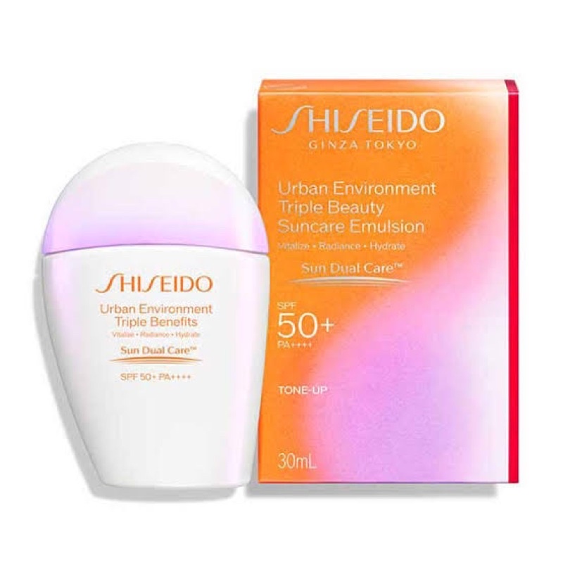 Sh*iseido Perfect UV Protector WetForce HydroFresh SPF 50+ PA++++ 50ml/7ml / shiseido environment triple beauty