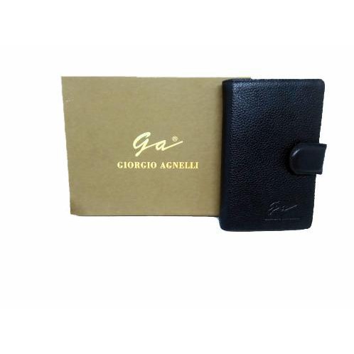 Dompet semi panjang kancing kulit asli original pria giorgio agnelli