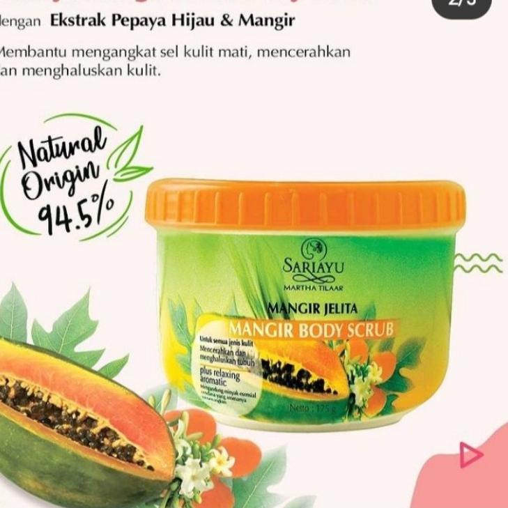 Model terbaru 0S849 SARIAYU PUTIH LANGSAT LULUR SPA 2 IN 1/BODY SCRUB EKSOTIKA TANJUNG/MANGIR JELITA