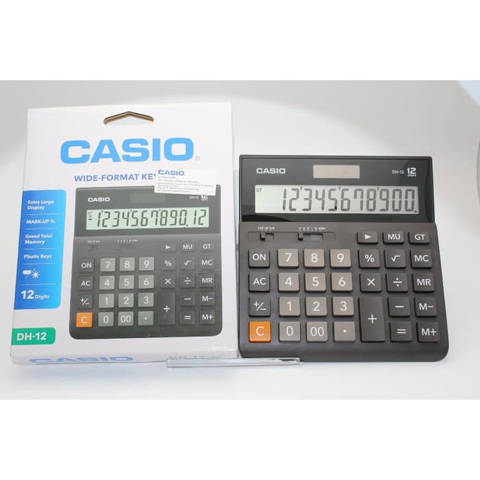 

Kalkulator CASIO DH-12-BK Baru Dan Asli