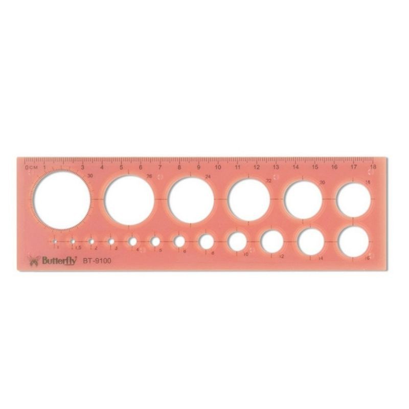 

Butterfly Penggaris BT-9100 - Penggaris Bulat