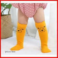 Kaos Kaki Panjang Selutut dengan akses pita Cocok untuk anak perempuan/ kaos kaki Bayi Pita Animal