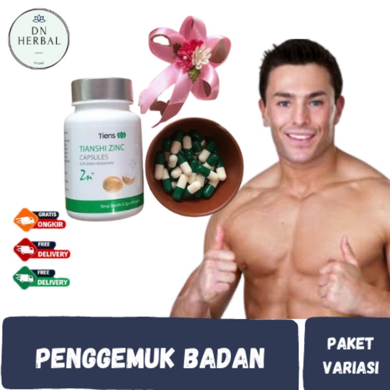 [TERLARIS] Suplemen Penggemuk Badan  | ZINC - TIANSHI ZINC CAPSULES - WEIGHT GAIN - Super Weight - T