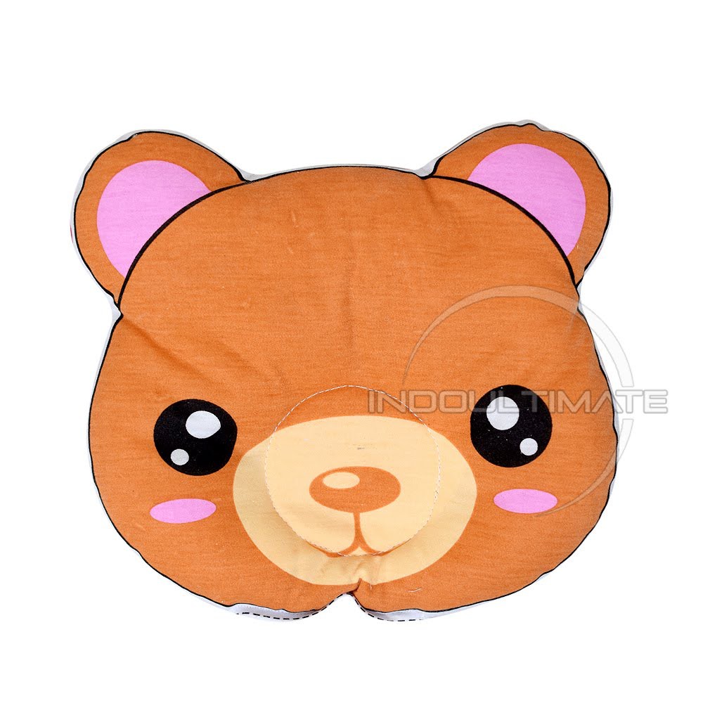 [BEST SELLER] Bantal Kepala Bayi BY-99 Bantal Bayi Bantal Peyang Bayi Baby Pillow Bantal Bayi-Bear