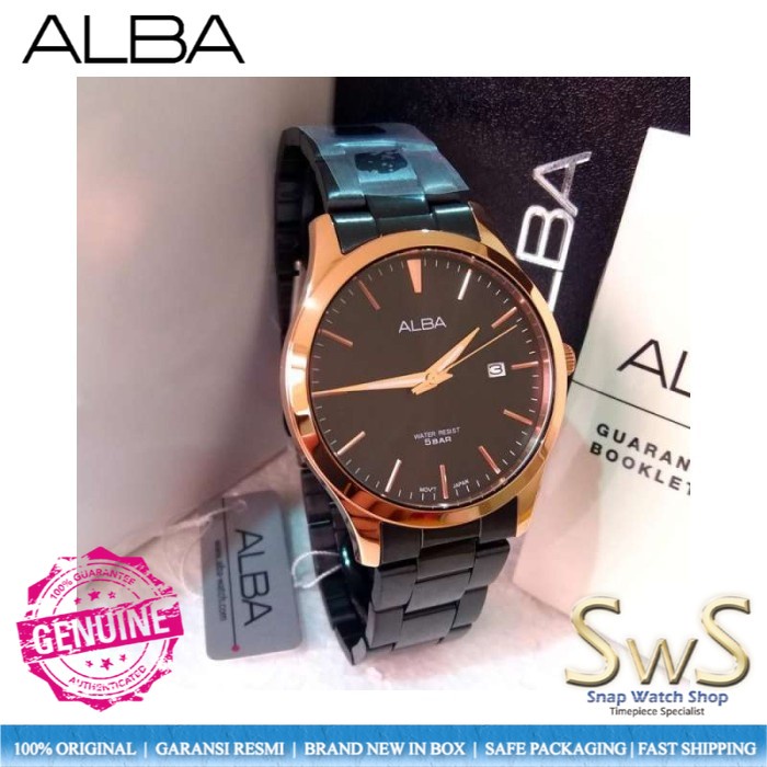 ALBA AS9M30X1 40 mm Original Jam Tangan Pria